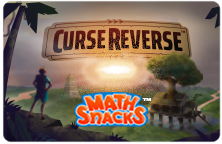 Curse reverse title screen landscape with tree, sunset, and temple